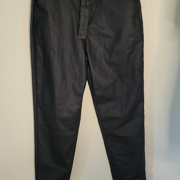 Missguided high waisted (paperbag) coated jeans/pants - Picture 4 of 8